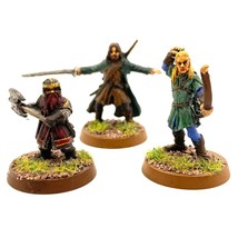 The Fellowship of the Ring 3 Painted Miniatures Three Hunter Middle-Earth - £75.28 GBP