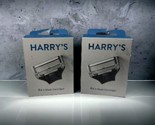 2x Harrys Mens Razor Blades 4x 5-Blade Cartridges Refills Genuine Bundle  - $20.57