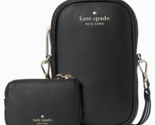 NWB Kate Spade Rosie North South Crossbody Black Leather K4854 $279 Gift... - $133.64