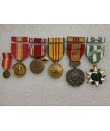 U.S. ARMY, VIETNAM WAR ERA, MEDAL GROUPING OF SIX, RVN GALLANTRY CROSS A... - $80.00