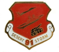 Desert Storm 91 Hat Tac or Lapel Pin - $6.50
