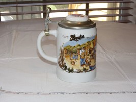 Bavaria Collection II No 23224 Stroh&#39;s Beer Stein hinged lid ~ - $20.58