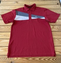 Travis Mathew Men’s Short Sleeve Polo Shirt Size M Red BL - £15.49 GBP