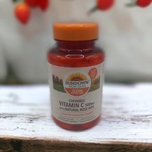 Sundown Naturals Vitamin C 500mg Supplement Immune Health Orange 100ct Exp O5/25 - $16.92