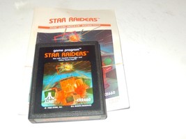 Atari - Star Raiders Game W/INSTRUCTION Booklet - Tested Good - L252A - £7.65 GBP