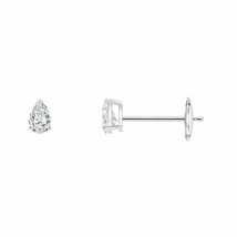 Angara Natural 3x2mm Diamond Classic Earrings in 14K White Gold for Women - £325.84 GBP