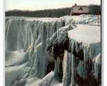 Frozen Horse Shoe Falls In Winter Niagara Falls New York NY UNP DB Postc... - $2.92