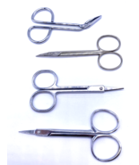 Vintage Nail Manicure Scissors Set Lot 4 Pair Cuticle Scissor - $25.34 CAD