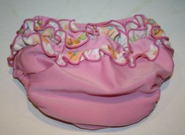 Wee Wave Girls LARGE Swim Diaper Cover 22 25 lbs 18 m Pink Beach Pool Pants - $6.90