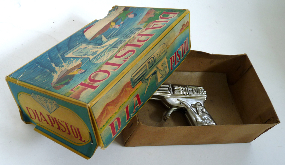 Dia Pistol vintage toy water gun original box 1950 cowboy western  Item image 3