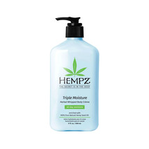 Hempz Triple Moisture Herbal Body all day Moisturizer 17oz - £26.29 GBP