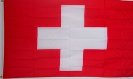 2x3 Switzerland Swiss Cross Country Rough Tex Knitted Flag 2&#39;x3&#39; Banner with Gro - £3.50 GBP