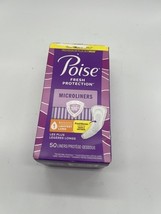 Poise Daily Microliners Light Absorbency Long Length #1 incontinence 50 ... - $10.29