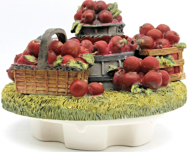 Home Interiors &amp; Gifts Bushels of Apples Candle Capper® Leave-on Topper Country - £11.85 GBP