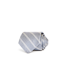 Ledbury Lexington Stripe Silk Classic Tie Mens Color Blue Size One Size - £98.75 GBP