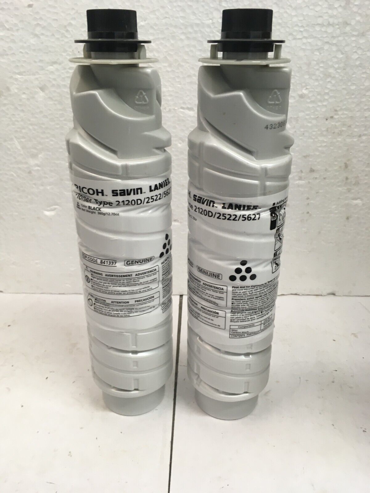 Ricoh Savin Lanier Toner Type 2120D /2522/5627 , black , EDP code 841337... - $28.76