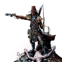 1/24 75mm Resin Model Kit Witch Hunter (2 HEADS) Van Helsing High Quality - $29.63