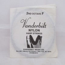 2nd Octave F Pedal Harp Single Length String Nylon Vanderbilt Music Co. - £11.72 GBP