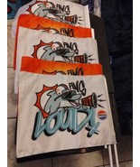 Miami Dolphins Bills Division Title Flag Let&#39;s Get Loud Lot 2 Orange &amp; 3... - €42,05 EUR