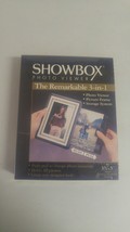 NIB Showbox Photo View 3 in 1 Picture Viewer Frame Storage System Burnes... - £7.95 GBP