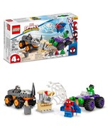 LEGO Marvel Hulk vs. Rhino Monster Truck Showdown, Toy for Kids, Boys &amp; ... - $46.63 CAD