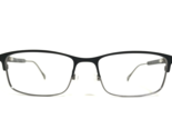 Cole Haan Eyeglasses Frames CH4038 001 BLACK Gray Rectangular Full Rim 5... - $46.53