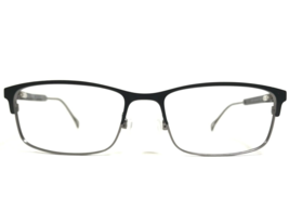 Cole Haan Eyeglasses Frames CH4038 001 BLACK Gray Rectangular Full Rim 53-17-140 - £37.19 GBP