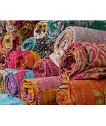 Wholesale lot of Twin size kantha quilt bedding bed cover kantha throw b... - $1,706.88 MXN