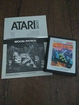 Moon Patrol Atari 2600 Video Game 1982 With Instruction Manual - £26.51 GBP