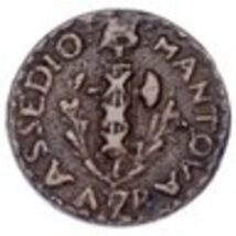 7(1799) Italian States Mantua Siege Coinage 1 Soldo KM#275 VF Condition - $318.23