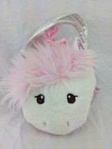 Aurora Unicorn Pet Carrier Purse White Pink Stuffed Animal Toy - £6.38 GBP