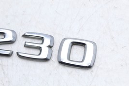 98-04 MERCEDES-BENZ R170 SLK230 SLK320 TRUNK EMBLEM BADGE E5975 image 6