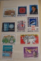 Vintage Hungary Maguar Post Postage Stamps Mixed Lot Set - $11.38