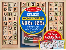 Wooden ABC Activity Stamp Set  - $32.47