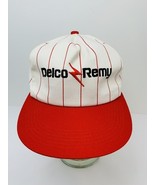 Vintage Delco Remy Pinstripe Hat K Products Lightening Bolt Adjustable C... - $46.99 CAD