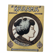 Vintage 1904 Karama Japan March Japo-Rhapsody Two Step Sheet Music Large Format - £8.16 GBP