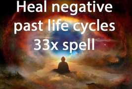 300x COVEN HALT PAST LIFE NEGATIVE CYCLES REPEATING PATTERNS MAGICK 99 yr old  - £275.33 GBP