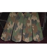 CUSTOM ~ 42&quot; CEILING FAN WITH HUNTERS MILITARY CAMO CAMOUFLAGE CEILING FAN - $165.61 CAD