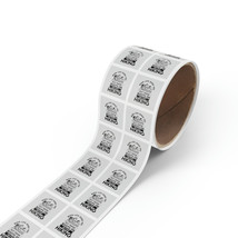 Custom Square Sticker Rolls | Glossy &amp; Durable | Perfect for Labeling &amp; ... - £67.74 GBP+