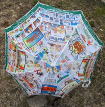Comic Strip Umbrella Wood Handle ST Petersburg Times FL Garfield family ... - £11.83 GBP