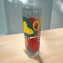 Colorful Abstract MCM Barware, 6.5&quot; Tall 12 oz, Tom Collins Glasses Weig... - $14.84