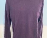 J.Crew Men&#39;s Cotton Cashmere Blend V-Neck Sweater, Purple, Size S - £18.97 GBP