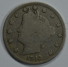 1912 D Liberty Head circulated nickel VG details Liberty visible - £17.64 GBP
