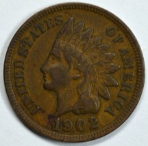 1902 Indian Head circulated penny VF/XF Details - £10.39 GBP