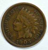 1905 Indian Head circulated penny VF/XF Details - £10.45 GBP