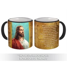 Jesus Oraçao Pai Nosso : Gift Mug Católica Católico Santo Cristo Religiosa - £12.49 GBP