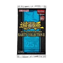 Six (6) YuGiOh 25th Anniversary Rarity Collection 2 Booster Packs - $52.91