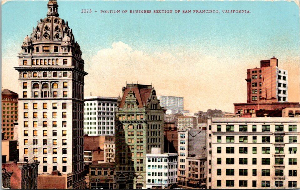 Primary image for California San Francisco Portion Business Section Buildings 1907-1915 Postcard