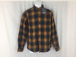 Men Levis Made Crafted long sleeve cotton plaid flannel Shirt Size 1 New - $62.99