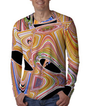 Abstract wall garfitty Camo military design Men&#39;s Long Sleeve Tee - £21.10 GBP